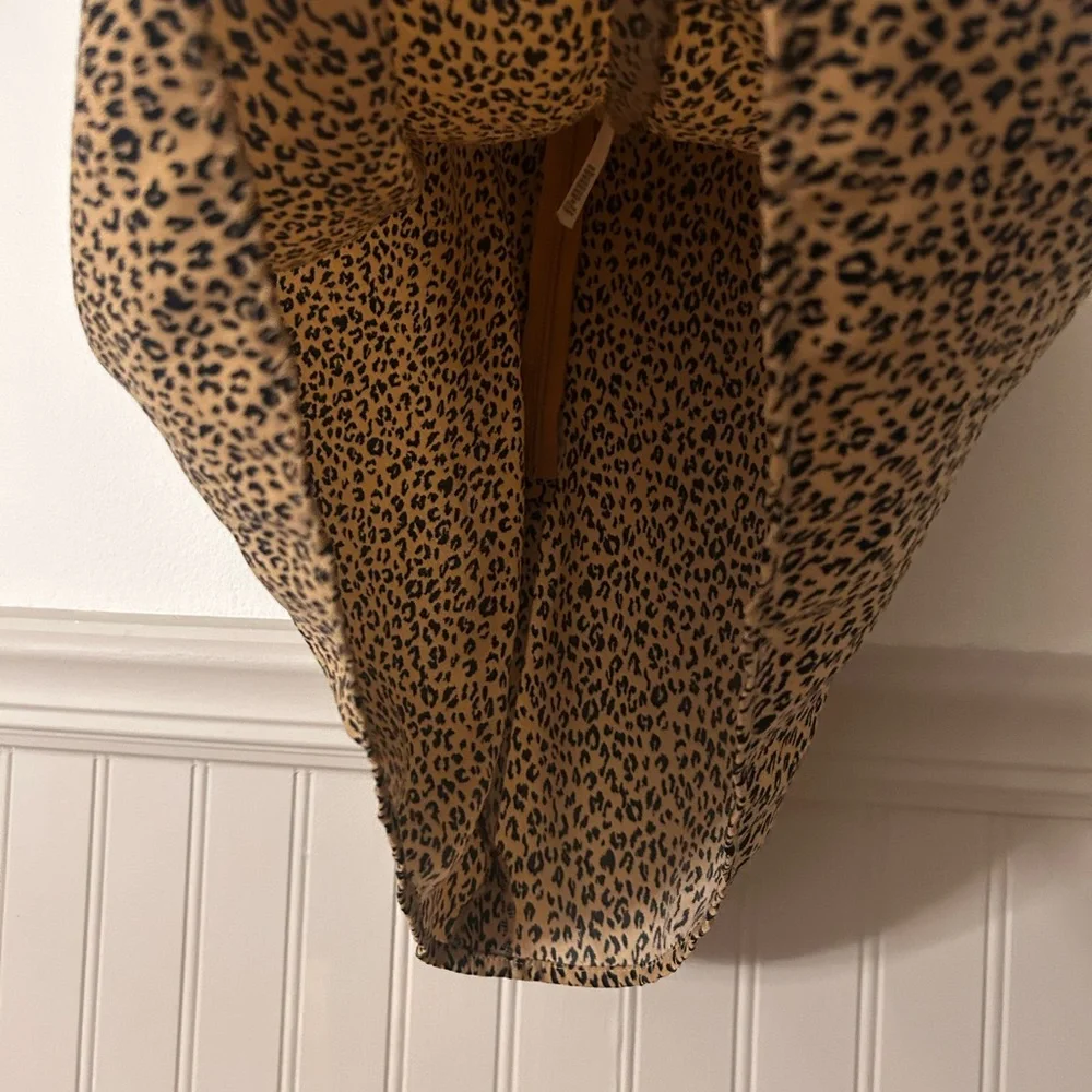 BP Cute Animal Leopard Print Mini Skirt Size XS - Picture 3 of 7